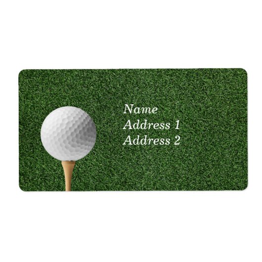 Golf auf grünem Gras (Vorne)