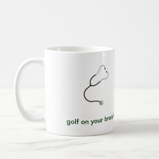 Golf auf Ihrem Gehirn? Für einen Dr. Kaffeetasse