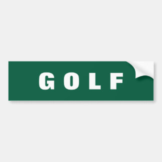 Golf-Aufkleber Autoaufkleber