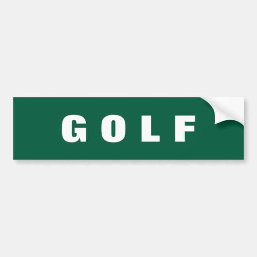 Golf-Aufkleber Autoaufkleber (Vorne)