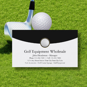 Golf-Ausrüstung Großhandel Visitenkarten Visitenkarte