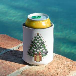 Golf-Ausrüstung Weihnachtsbaum Weihnachten Golf Dosenkühler