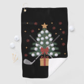Golf-Ausrüstung Weihnachtsbaum Weihnachten Golf Golfhandtuch (Insitu)