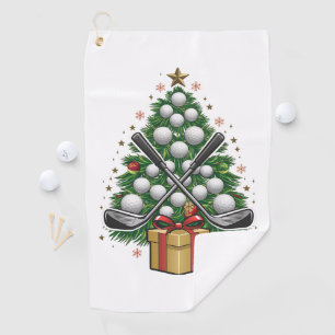 Golf-Ausrüstung Weihnachtsbaum Weihnachten Golf Golfhandtuch