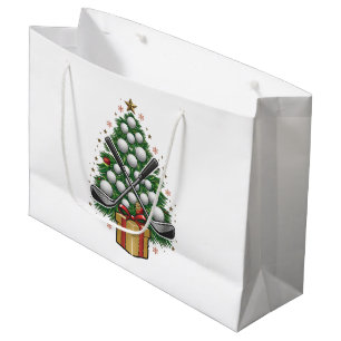 Golf-Ausrüstung Weihnachtsbaum Weihnachten Golf Große Geschenktüte