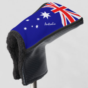 Golf Australia Flag /Golf Clubs Covers Headcover