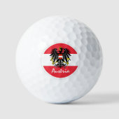 Golf Austria & Austrian Flag / Golf Ball (Vorderseite)