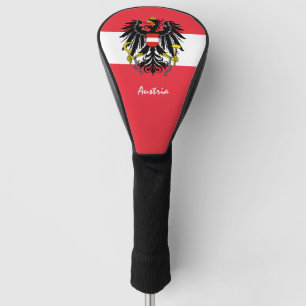 Golf Austria & Austrian Flag / Golf Clubs Covers Headcover