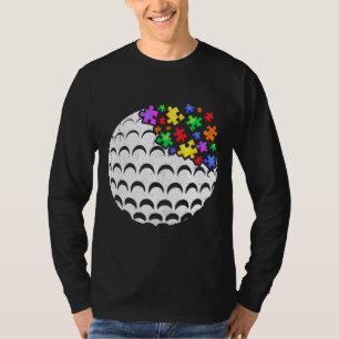 Golf Autism Puzzle Männer Frauen Kinder Autismus B T-Shirt