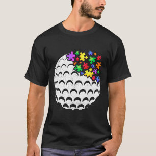 Golf Autism Puzzle Männer Frauen Kinder Autismus B T-Shirt
