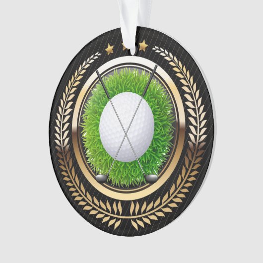 Golf Award, Geschenk, Ornament (Vorderseite)