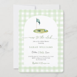 Golf Baby Dusche Einladung