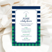 Golf Baby Dusche Einladung