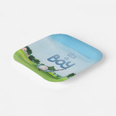 Golf Baby Dusche für Junge Pappteller (Gewinkelt)