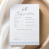 Golf Baby Dusche Vorhersagen und Ratschläge Einladung