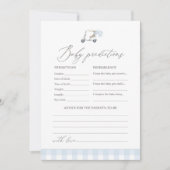 Golf Baby Dusche Vorhersagen und Ratschläge Einladung (Vorderseite)