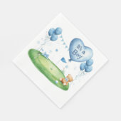 Golf-Baby-Junge auf Putting-Green  Serviette (Ecke)