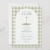 Golf-Baby-Party Einladung (Vorderseite)