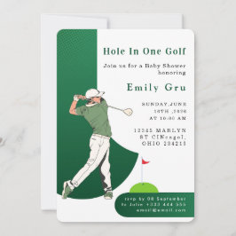 Golf-Baby-Party-Einladung Einladung