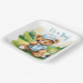 Golf Baby-Party "Es ist ein Junge" Pappteller (Gewinkelt)