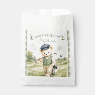 Golf-Baby-Party Geschenktüte Teddybär Neuling im C Geschenktütchen