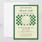 Golf Baby Shower Invitation Einladung (Vorne/Hinten)