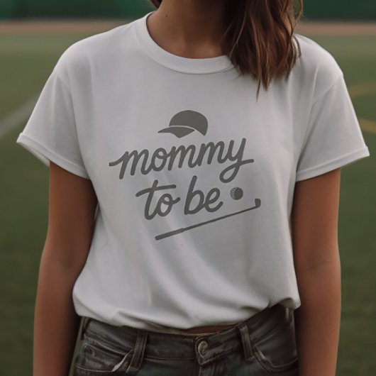 Golf-Baby-Shower-Mama-wird T-Shirt