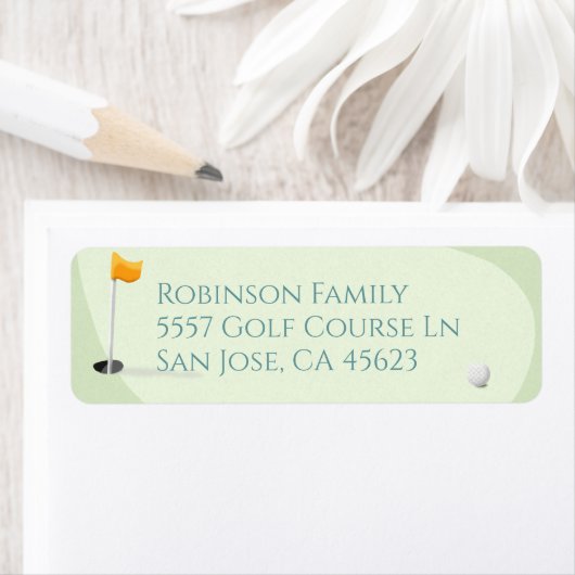 Golf Baby Shower Niedlich Boy Par-T-Shirt-Adresse (Insitu)