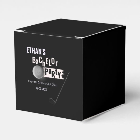 Golf Bachelor Party - Golftrip Classic Stilvoll Geschenkschachtel (Vorderseite)