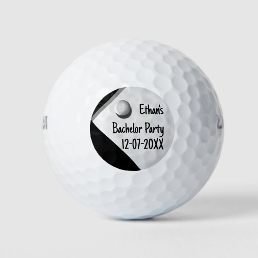 Golf Bachelor Party - Golftrip Classic Stilvoll Golfball (Vorderseite)