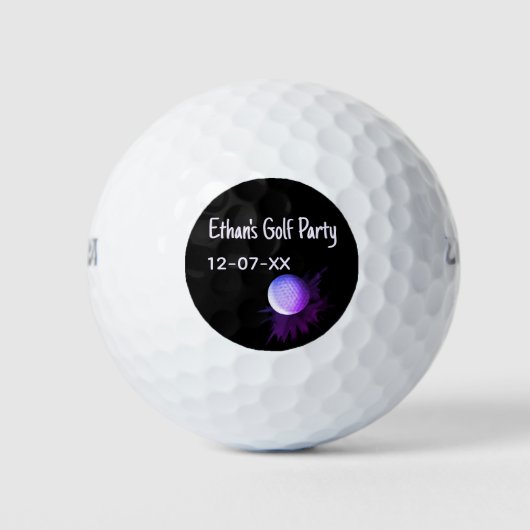 Golf Bachelor Party - Golftrip Classic Stilvoll Golfball (Vorderseite)