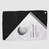 Golf Bachelor Party - Golftrip Classic Stilvoll Golfhandtuch (Horizontal)