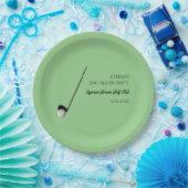 Golf Bachelor Party - Golftrip Classic Stilvoll Pappteller (Party)