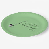 Golf Bachelor Party - Golftrip Classic Stilvoll Pappteller (Schrägansicht)