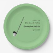 Golf Bachelor Party - Golftrip Classic Stilvoll Pappteller (Vorderseite)