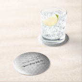 Golf Bachelor Party - Golftrip Classic Stilvoll Runder Pappuntersetzer (Vor Ort)