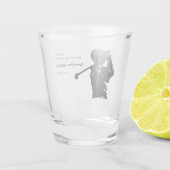 Golf Bachelor Party - Golftrip Classic Stilvoll Schnapsglas (Rückseite)