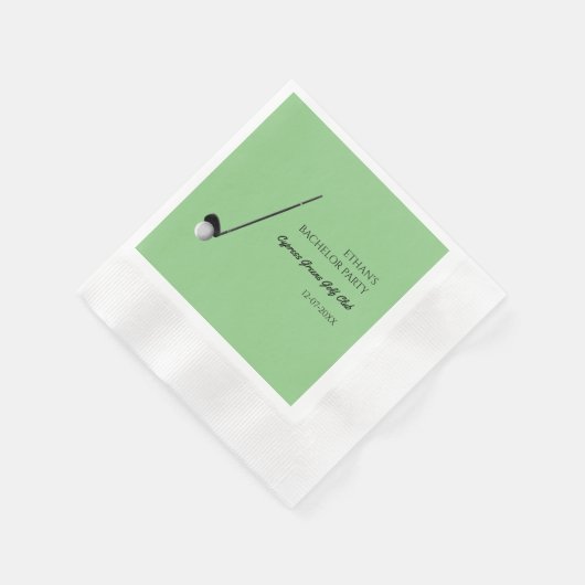 Golf Bachelor Party - Golftrip Classic Stilvoll Serviette (Ecke)