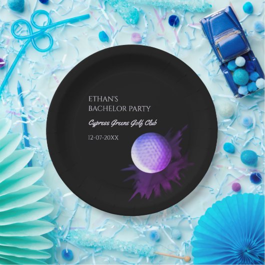 Golf Bachelor Party - Golftrip Pappteller (Party)