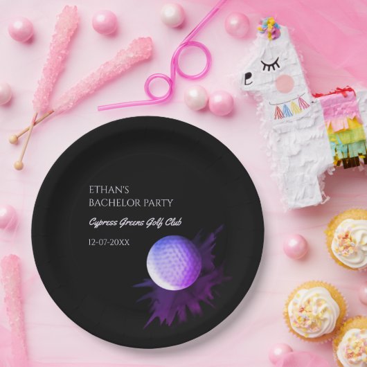 Golf Bachelor Party - Golftrip Pappteller (Party)