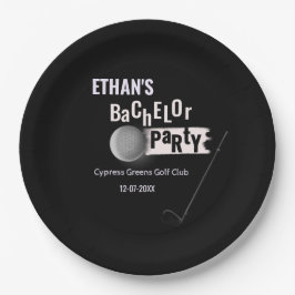 Golf Bachelor Party - Golftrip Pappteller