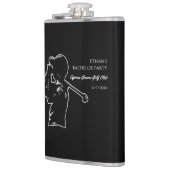 Golf Bachelor Party - Golfurlaub Klassisch Stilvol Flachmann (Links)