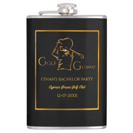 Golf Bachelor Party - Golfurlaub Klassisch Stilvol Flachmann