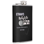 Golf Bachelor Party - Golfurlaub Klassisch Stilvol Flachmann (Rechts)