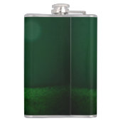 Golf Bachelor Party - Golfwagen und Golfplatz grün Flachmann (Rückseite)