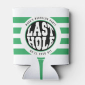 Golf Bachelor Party Last Hole He'll Ever Hit White Dosenkühler (Rückseite)