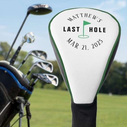 Golf Bachelor Party Letztes Loch Headcover