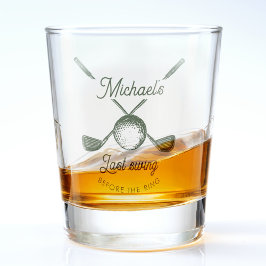 Golf Bachelor Party Letztes Swing vor dem Ring Schnapsglas