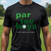 Golf Bachelor Party Par T-Shirt Boys Black
