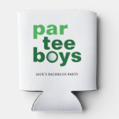 Golf Bachelor Party Par T-Shirt Boys White Dosenkühler (Rückseite)